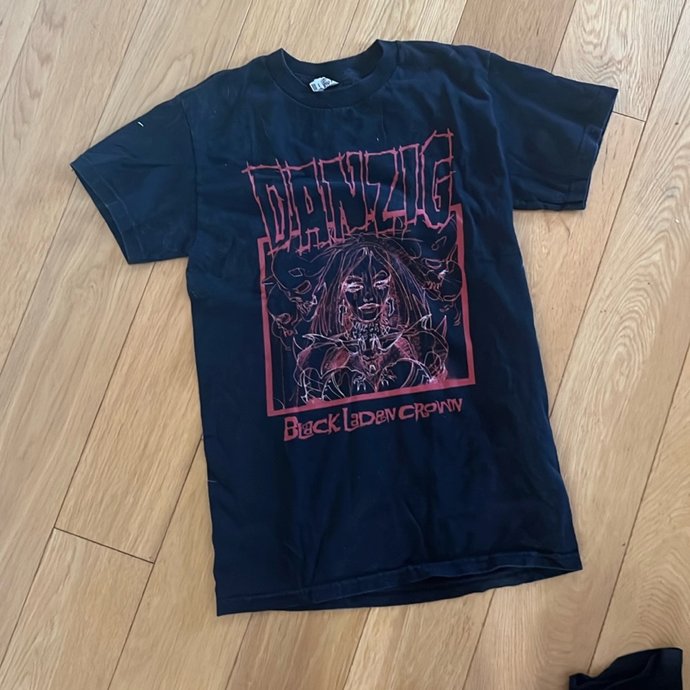 Danzig black laden crown t shirt size small